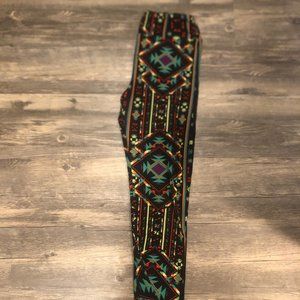 Size OS -- LuLaRoe Black Aztec Print Leggings